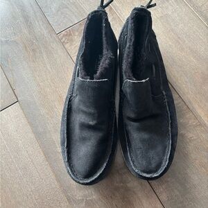 Sperry Black Suede Women's Loafers warm